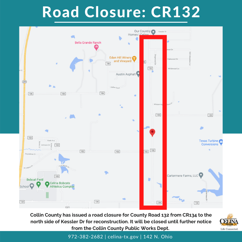 Celina road closure